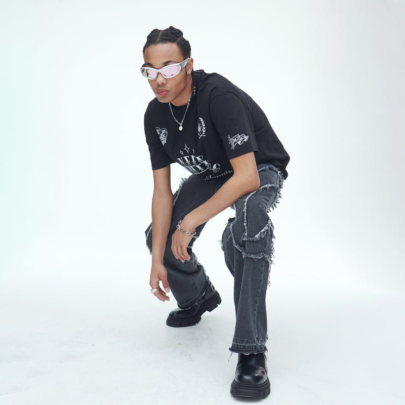 SSERPE KEEP CHILLING HALF SLEEVE TEE BLACK