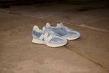 NEW BALANCE 327 LIGHT ARCTIC GREY WITH MERCURY BLUE MS327MQ