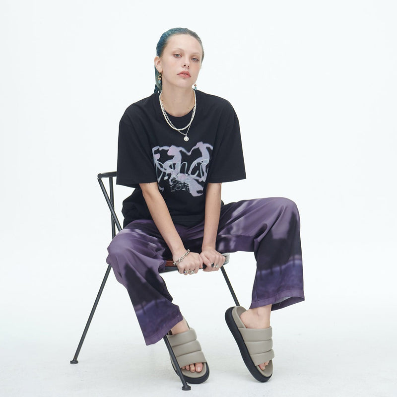 SSERPE DANCE OUR LOVE HALF SLEEVE TEE BLACK