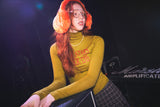 CRANK WOOL SPAN LETTERING TURTLENECK OLIVE