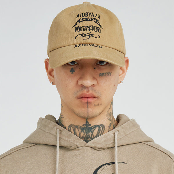 AJOBYAJO TOTAL LOGO CAP BEIGE