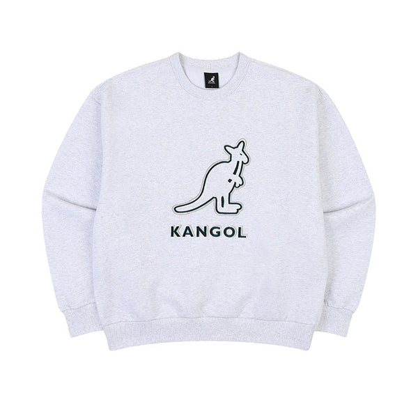KANGOL ANDREW SWEATSHIRT MELANGE GREY RT1728