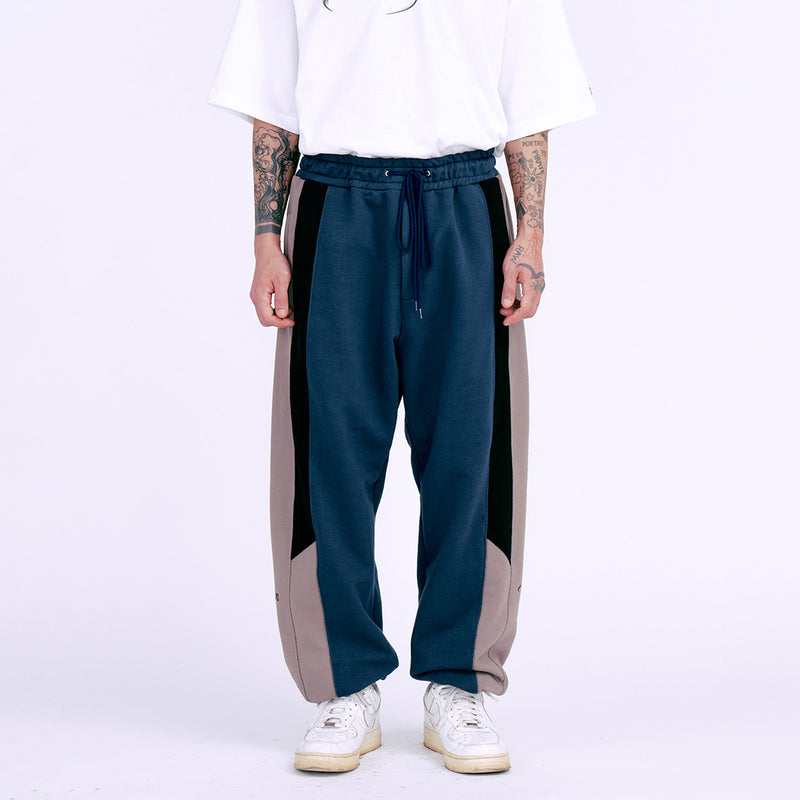 AJOBYAJO TRI MIXED SWEAT PANTS TEAL
