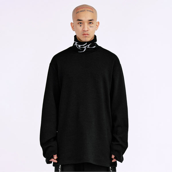 AJOBYAJO TRIBAL AJO TURTLENECK BLACK