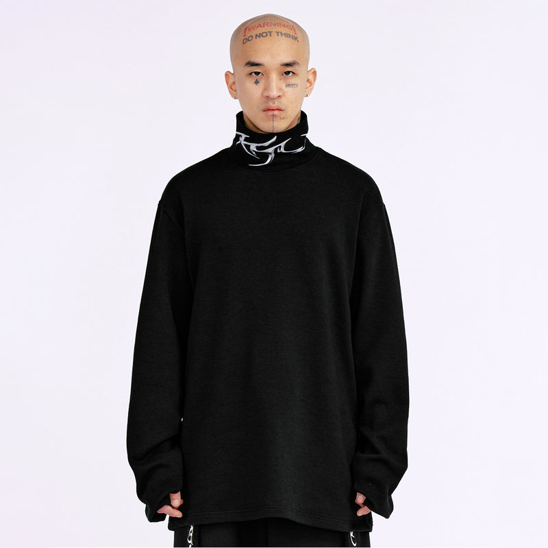 AJOBYAJO TRIBAL AJO TURTLENECK BLACK