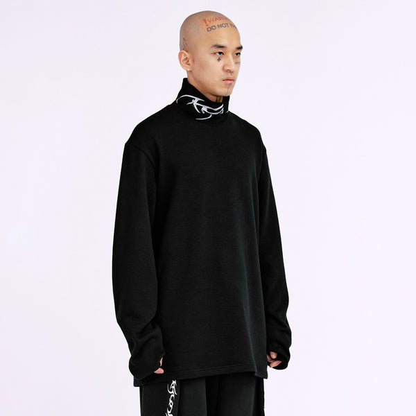 AJOBYAJO TRIBAL AJO TURTLENECK BLACK