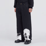 AJOBYAJO TRAIGAN PANTS BLACK