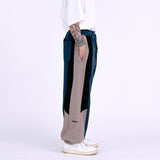 AJOBYAJO TRI MIXED SWEAT PANTS TEAL
