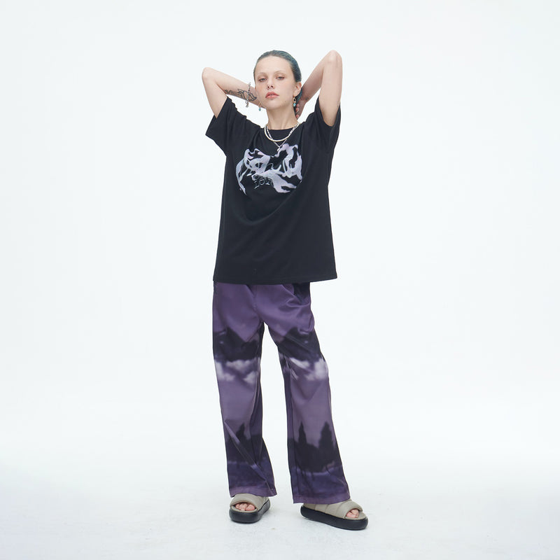 SSERPE DANCE OUR LOVE HALF SLEEVE TEE BLACK