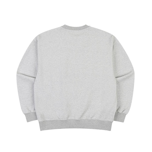 KANGOL LOGO PATCH SWEATSHIRT MELANGE GREY RT1726