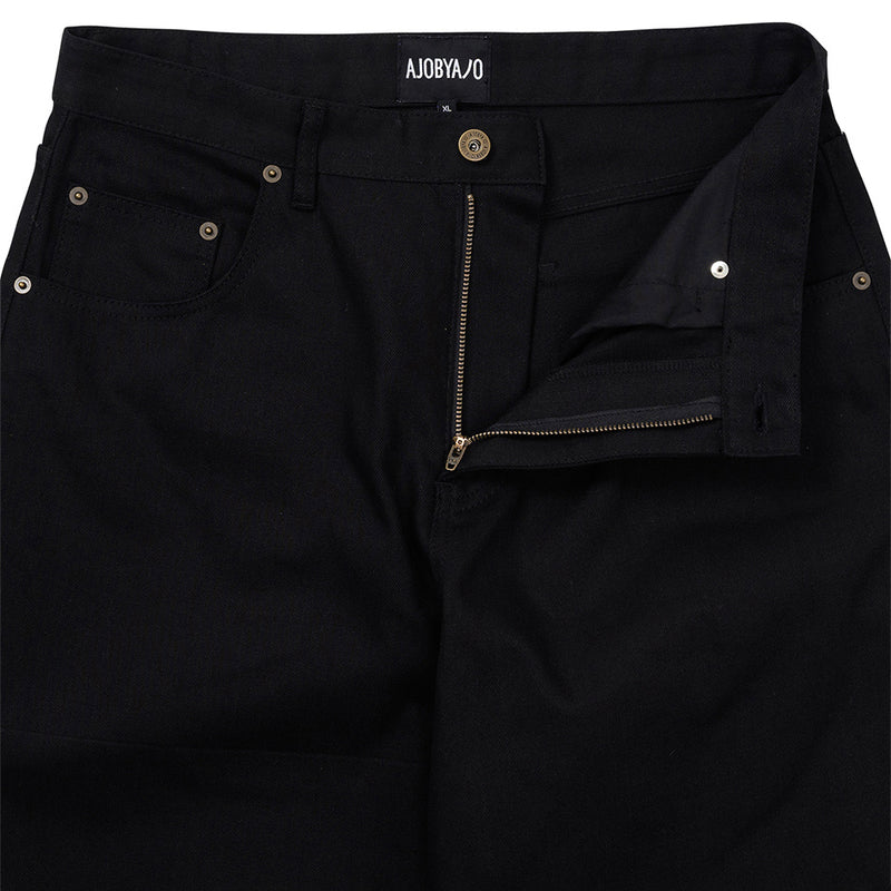 AJOBYAJO TRAIGAN PANTS BLACK