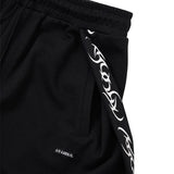 AJOBYAJO ONE TUCK TRACK PANTS BLACK