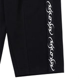 AJOBYAJO ONE TUCK TRACK PANTS BLACK