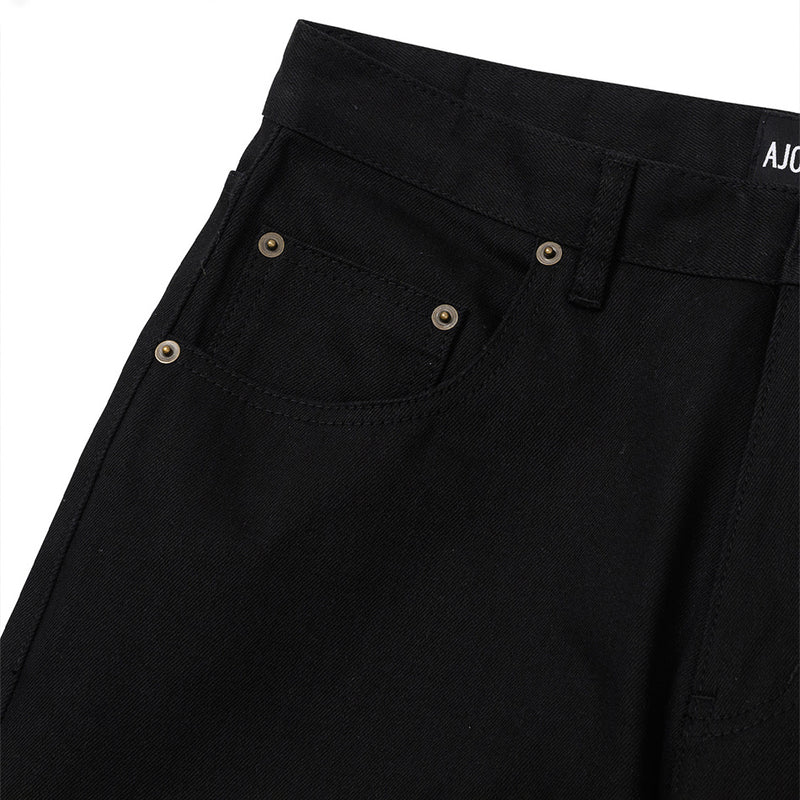 AJOBYAJO TRAIGAN PANTS BLACK