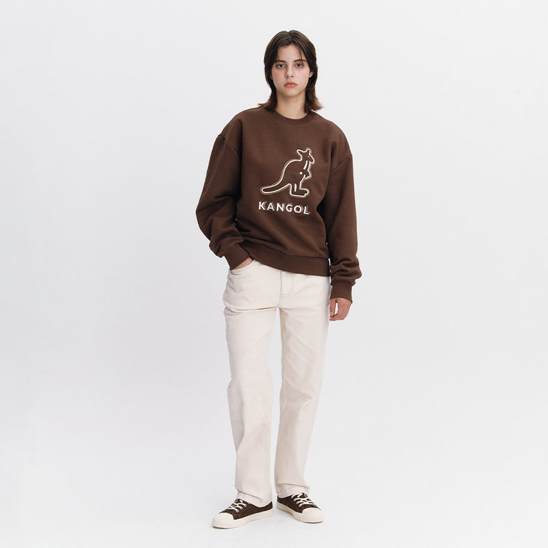KANGOL ANDREW SWEATSHIRT BROWN RT1728