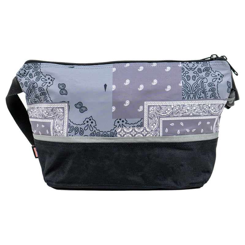 FAIRFAX PATCHWORK BANDANA BIKE POUCH 2.0 GREY