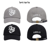AJOBYAJO SPORTY LOGO CAP BLACK