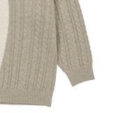AJOBYAJO TWOFOLD LOGO SWEATER MELANGE BEIGE