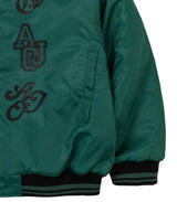AJOBYAJO NYLON BASEBALL JACKET GREEN