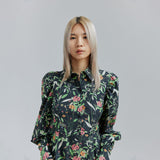 AVAVAV PUFF DRESS FLOWER PRINT