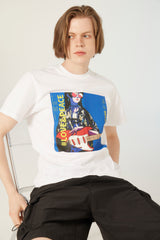 UL:KIN X TREE 13 ARTIST T-SHIRT LOVE AND PEACE WHITE
