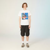UL:KIN X TREE 13 ARTIST T-SHIRT LOVE AND PEACE WHITE