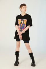 UL:KIN X TREE 13 ARTIST T-SHIRT VITA MINIMUM BLACK