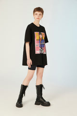 UL:KIN X TREE 13 ARTIST T-SHIRT VITA MINIMUM BLACK