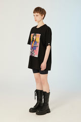 UL:KIN X TREE 13 ARTIST T-SHIRT VITA MINIMUM BLACK