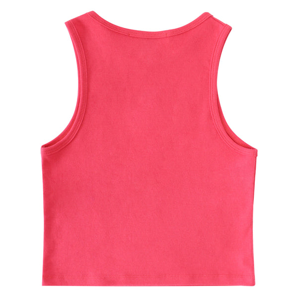 UL:KIN X BETTY BOOP CROP SLEEVELESS T-SHIRT PINK
