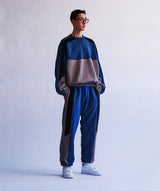 AJOBYAJO TRI MIXED SWEAT PANTS TEAL