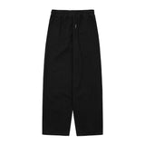 AJOBYAJO ONE TUCK TRACK PANTS BLACK