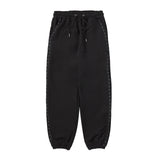 UL:KIN HOOK TAPE SWEATPANTS BLACK