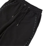 UL:KIN HOOK TAPE SWEATPANTS BLACK