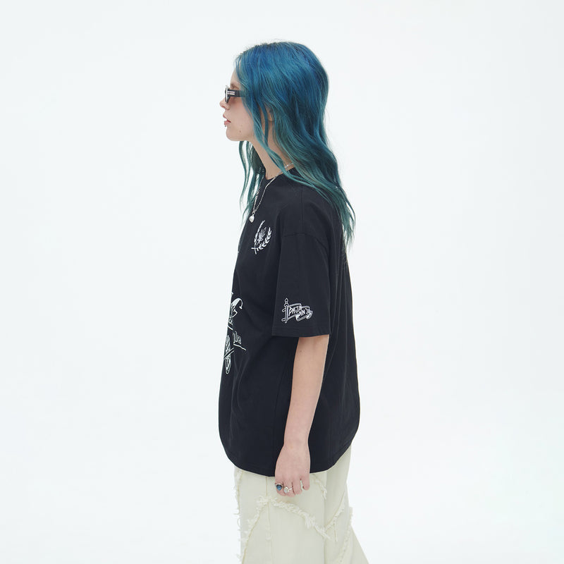 SSERPE KEEP CHILLING HALF SLEEVE TEE BLACK