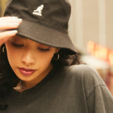KANGOL WASHED BUCKET BLACK 4224
