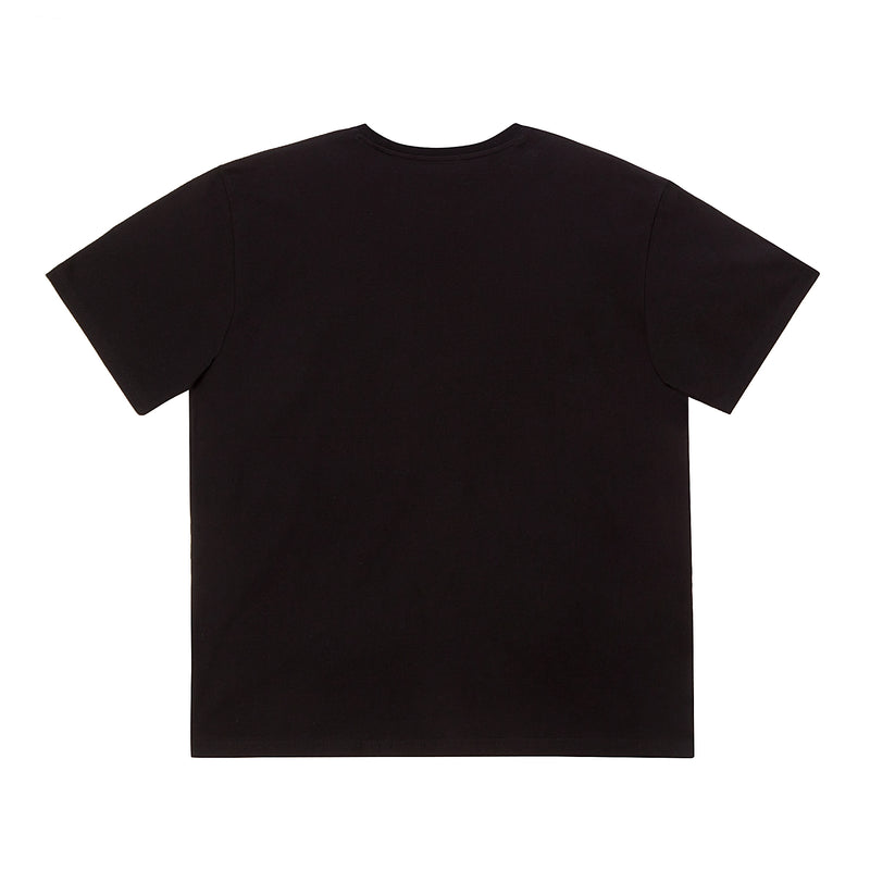 UL:KIN X TREE 13 ARTIST T-SHIRT DOUNT COUNTY BLACK