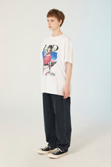 UL:KIN X TREE 13 ARTIST T-SHIRT FAIRLADY 2 WHITE