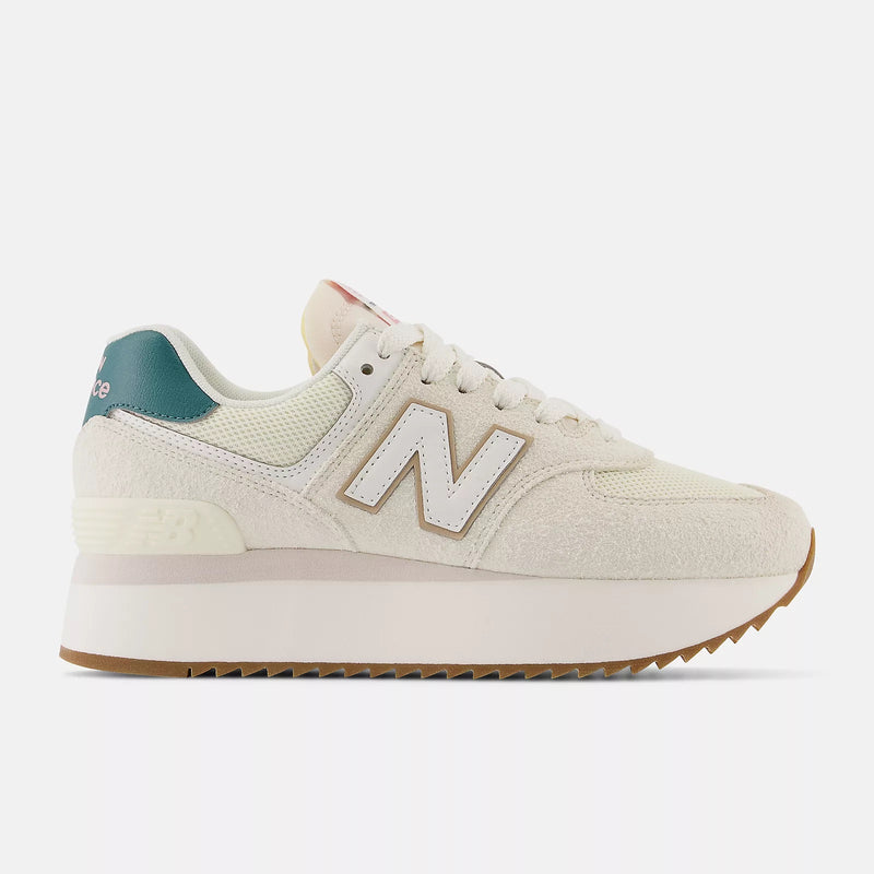 NEW BALANCE 574+ TURTLEDOVE & VINTAGE TEAL WL574ZKB
