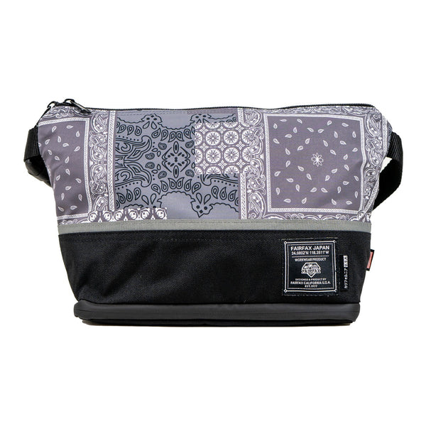 FAIRFAX PATCHWORK BANDANA BIKE POUCH 2.0 GREY
