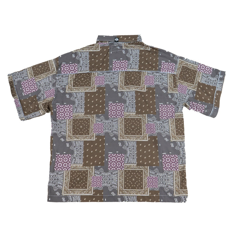 FAIRFAX PATCHWORK BANDANA SHIRT OLIVE