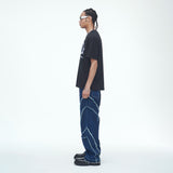 SSERPE DANCE OUR LOVE HALF SLEEVE TEE BLACK