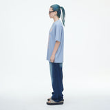 SSERPE WILDFLOWER PIGMENT HALF SLEEVE TEE SKY BLUE