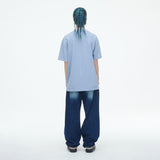 SSERPE WILDFLOWER PIGMENT HALF SLEEVE TEE SKY BLUE