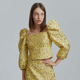 AVAVAV PUFFY TOP YELLOW