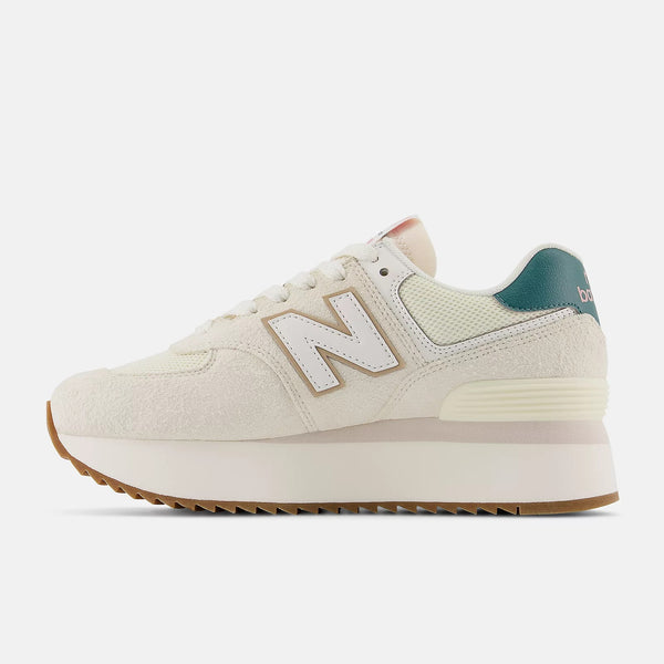 NEW BALANCE 574+ TURTLEDOVE & VINTAGE TEAL WL574ZKB