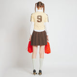 CRANK LETTERING KNEE SOCKS MINT