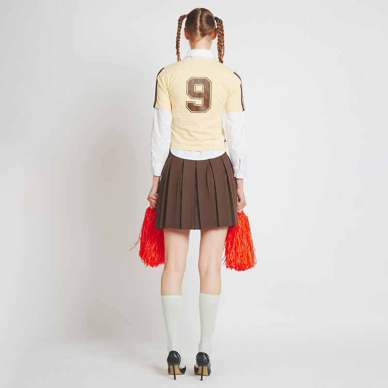 CRANK LETTERING KNEE SOCKS MINT