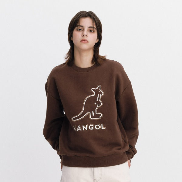 KANGOL ANDREW SWEATSHIRT BROWN RT1728