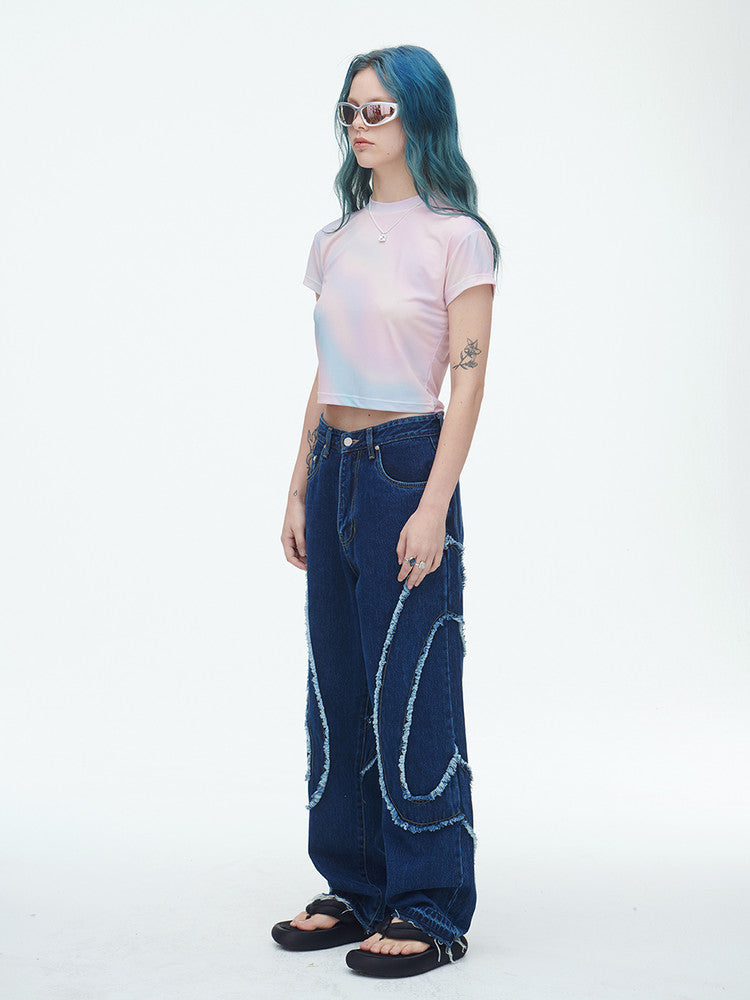 SSERPE COMMA DENIM PANTS BLUE